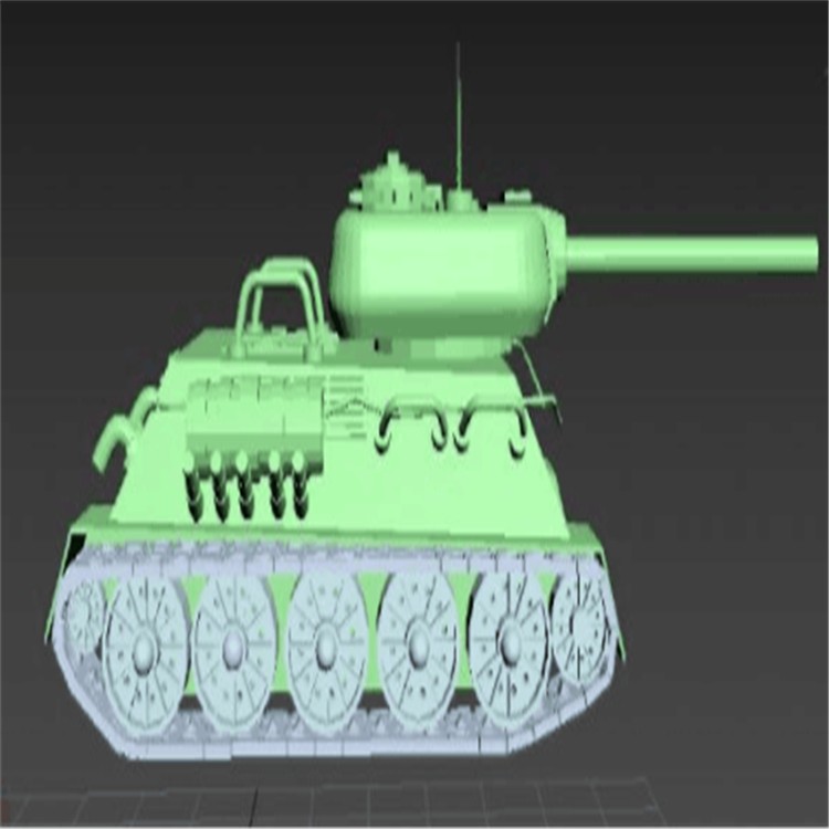 铁山港充气军用坦克模型