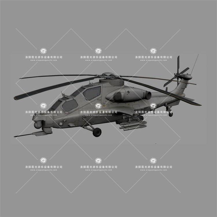 铁山港武装直升机3D模型